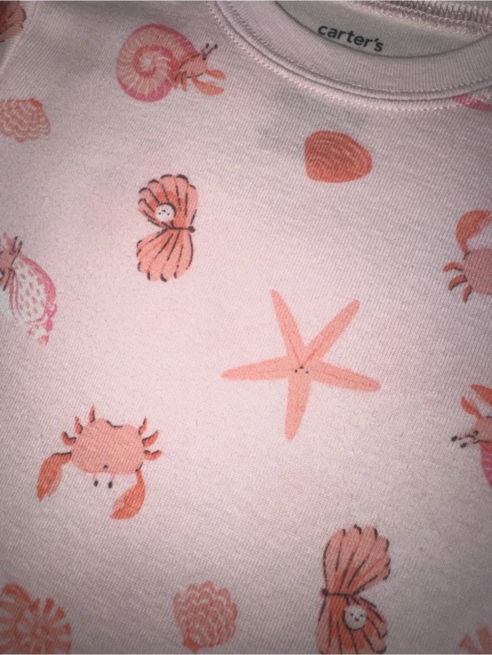 Carter's Baby Girls Sea Ocean Cotton Pajama Sets 18M